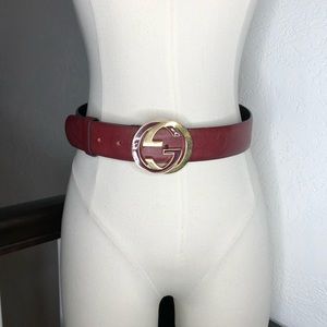 GUCCI leather belt vintage
